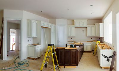 Kitchen remodel in progress